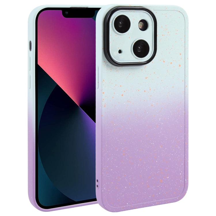 Gradient Starry Silicone Phone Case with Lens Film, Series 3