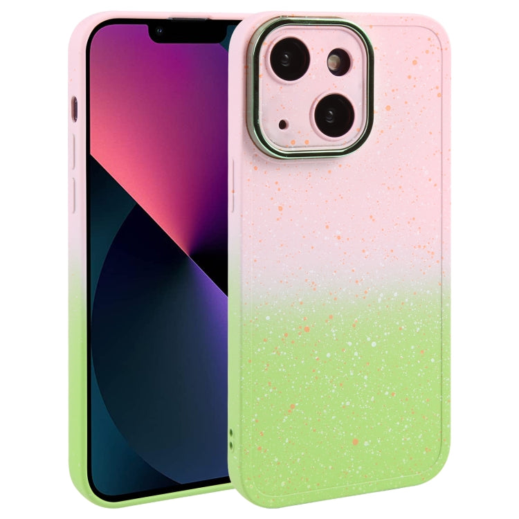 Gradient Starry Silicone Phone Case with Lens Film, Series 3