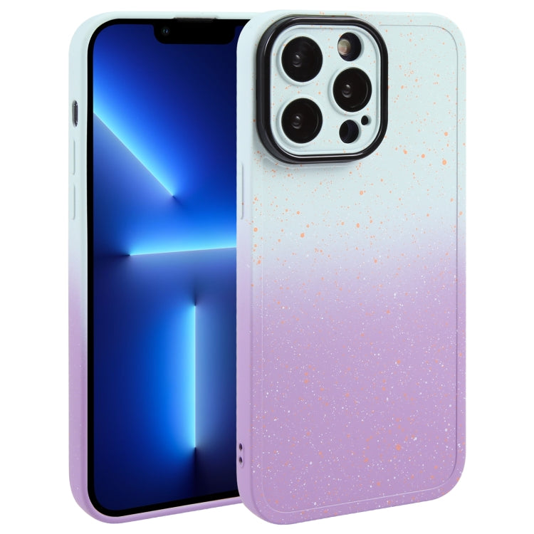 Gradient Starry Silicone Phone Case with Lens Film, Series 3