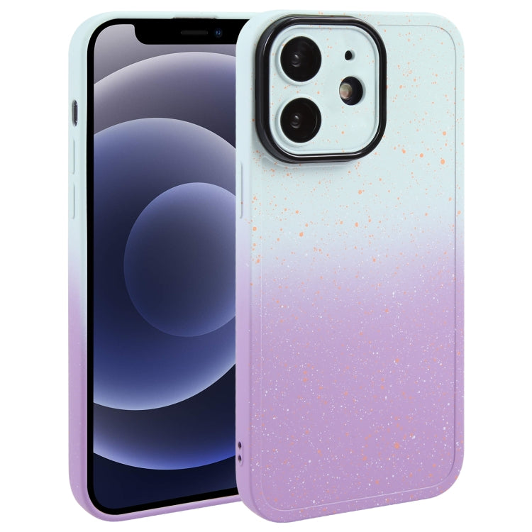 Gradient Starry Silicone Phone Case with Lens Film, Series 1