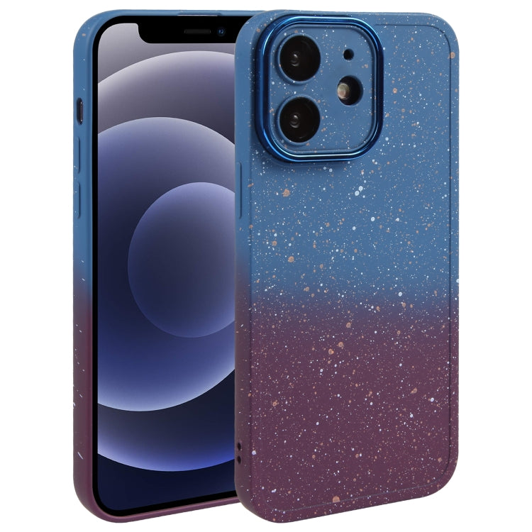 Gradient Starry Silicone Phone Case with Lens Film, Series 1