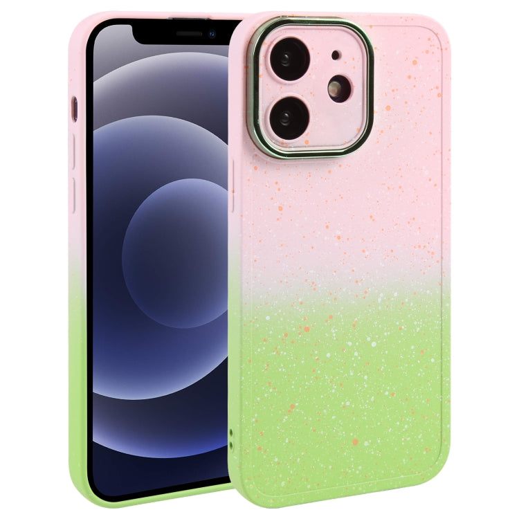 Gradient Starry Silicone Phone Case with Lens Film, Series 1