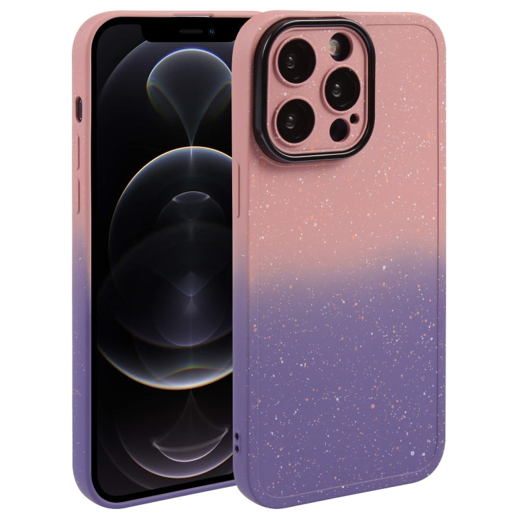 Gradient Starry Silicone Phone Case with Lens Film, Series 2