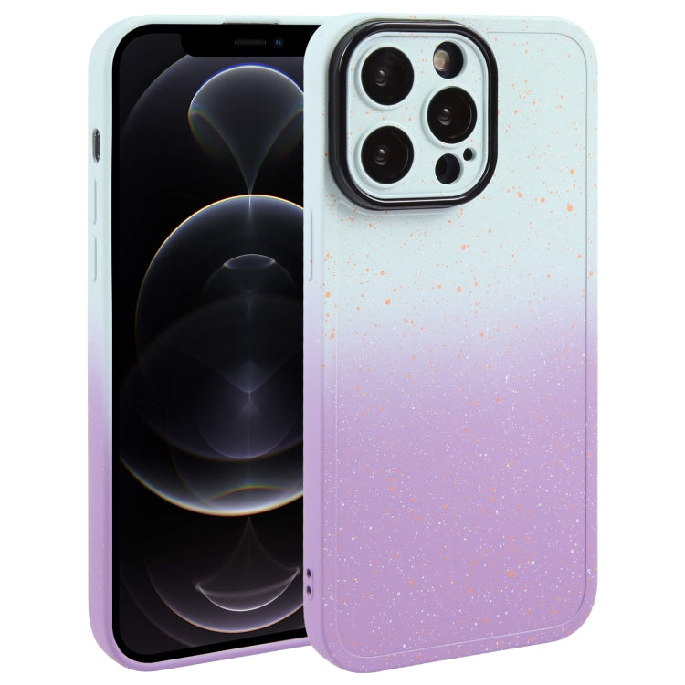 Gradient Starry Silicone Phone Case with Lens Film, Series 2