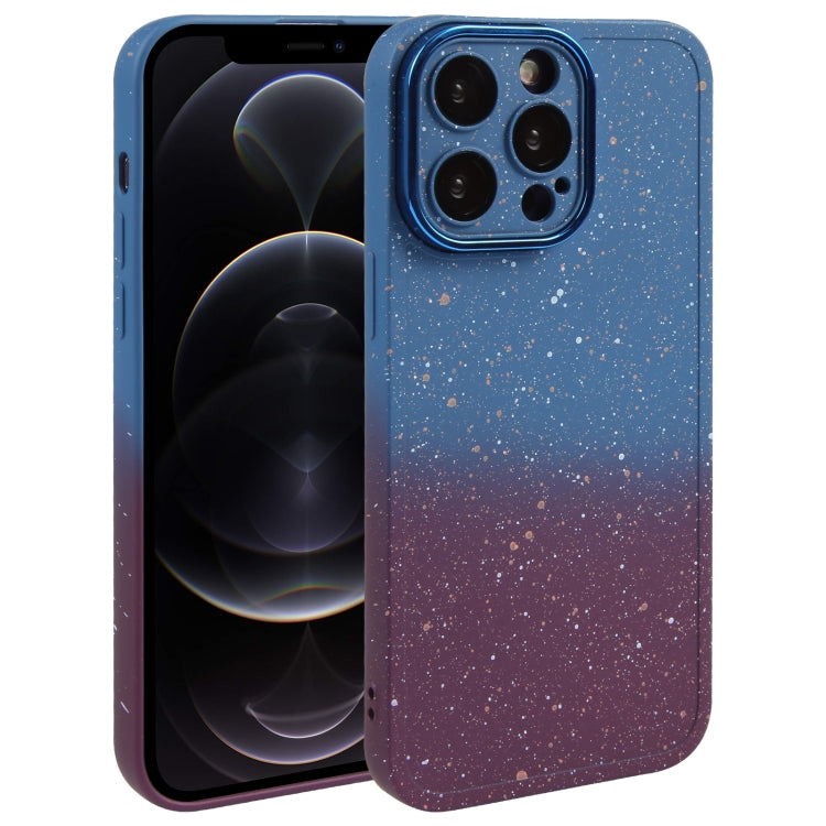 Gradient Starry Silicone Phone Case with Lens Film, Series 2