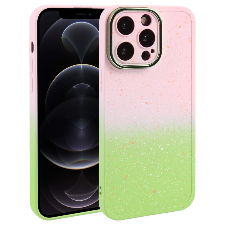 Gradient Starry Silicone Phone Case with Lens Film, Series 2