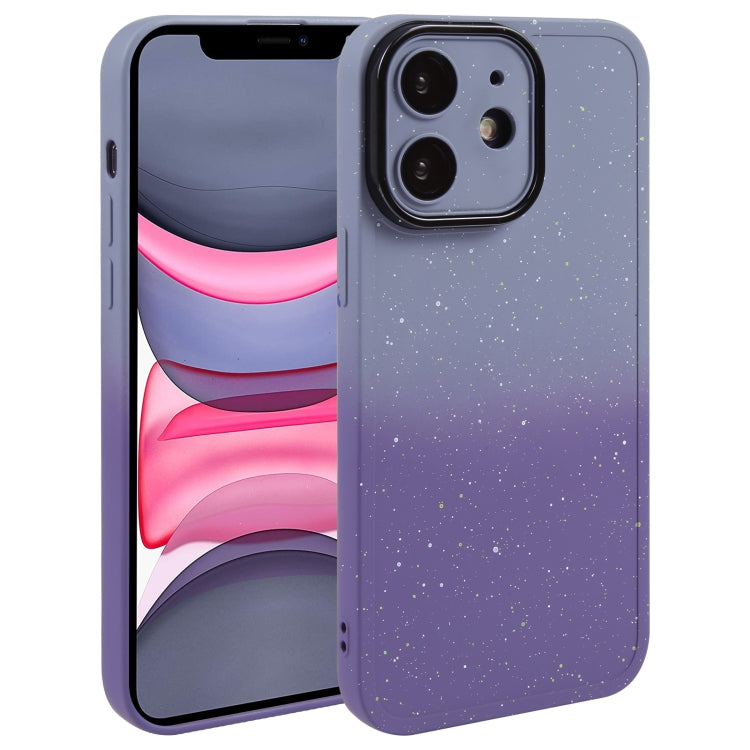 Gradient Starry Silicone Phone Case with Lens Film, Series 1