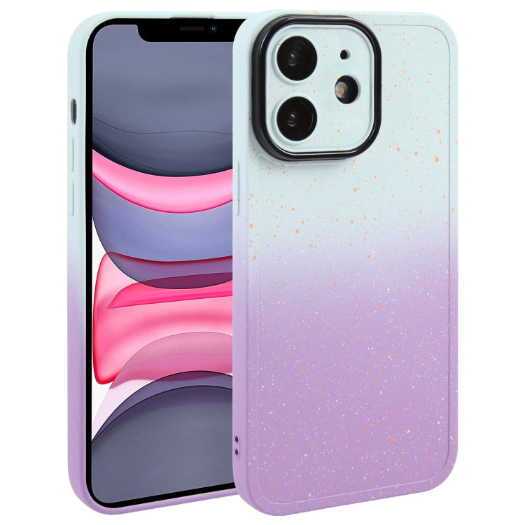 Gradient Starry Silicone Phone Case with Lens Film, Series 1