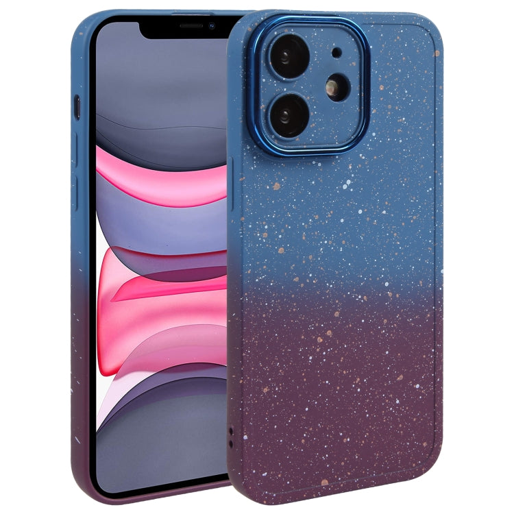 Gradient Starry Silicone Phone Case with Lens Film, Series 1