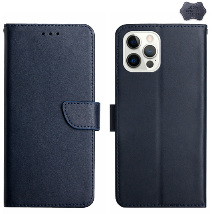 Genuine Leather Fingerprint-proof Flip Phone Case