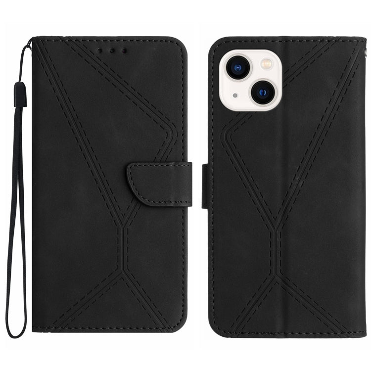 Stitching Embossed Leather Phone Case, Series 1