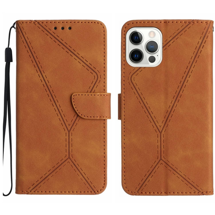 Stitching Embossed Leather Phone Case, Series 2