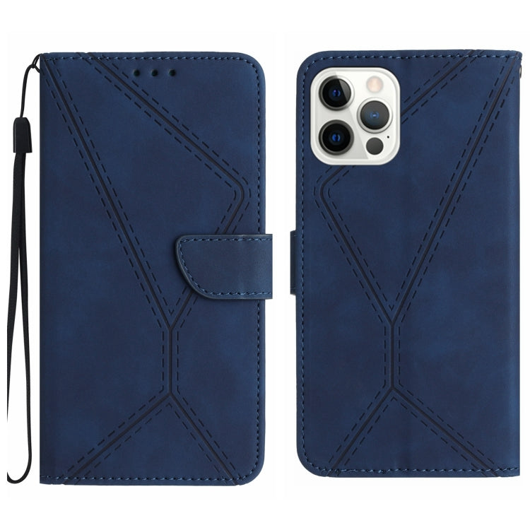 Stitching Embossed Leather Phone Case, Series 1