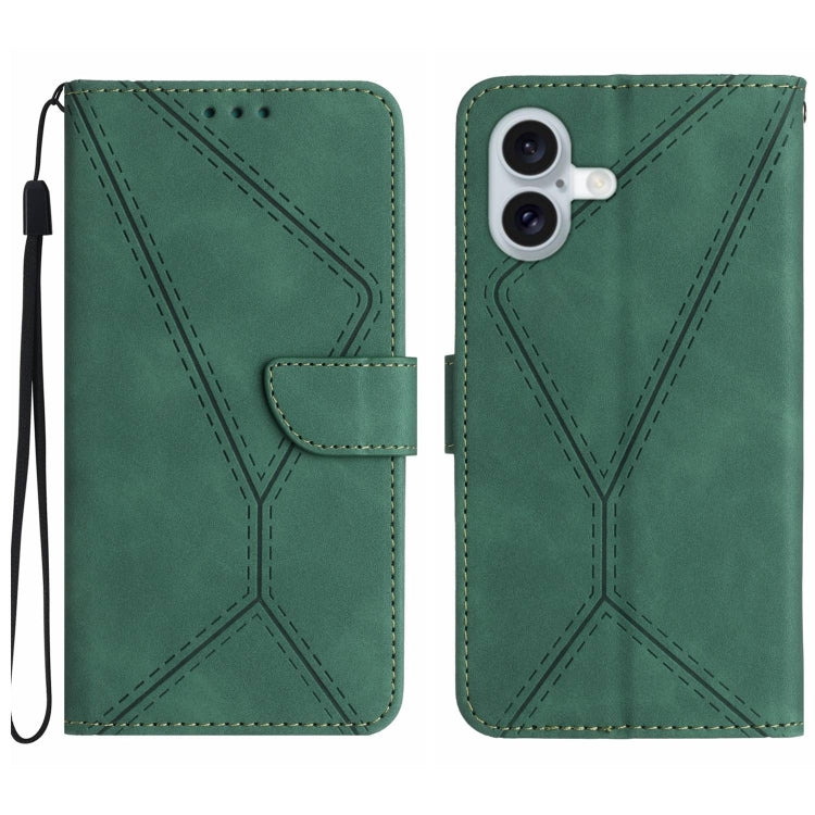 Stitching Embossed Leather Phone Case, Series 1