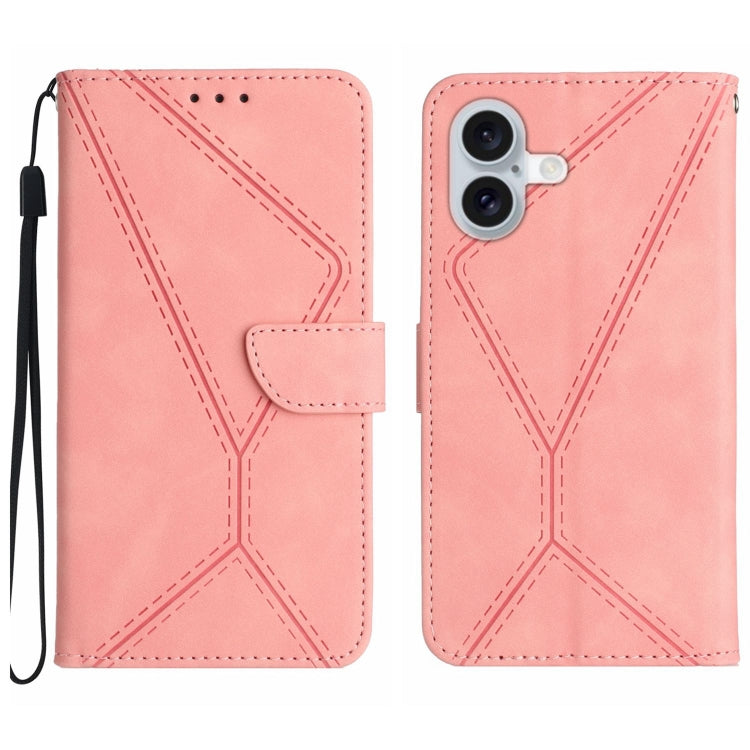 Stitching Embossed Leather Phone Case, Series 2