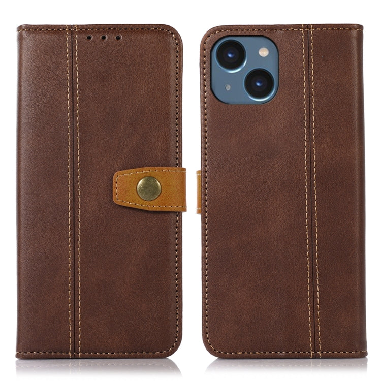 Stitching Thread Calf Texture Leather Phone Case, Series 1