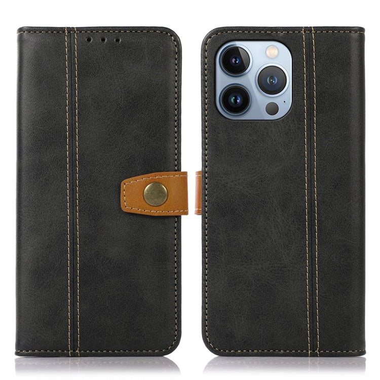 Stitching Thread Calf Texture Leather Phone Case, Series 1