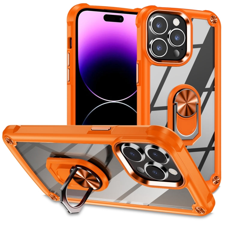 TPU + PC Lens Protection Phone Case with Ring Holder, Series 2