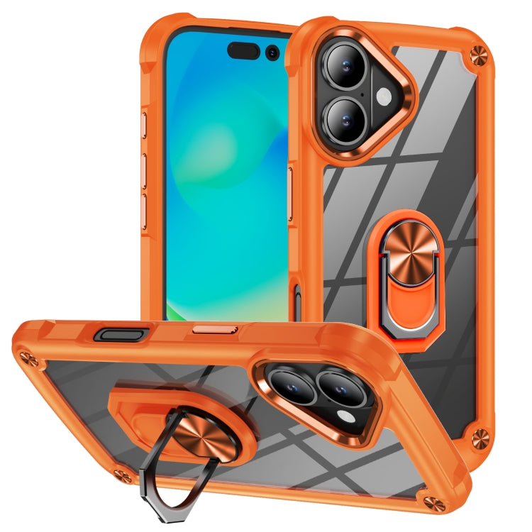 TPU + PC Lens Protection Phone Case with Ring Holder, Series 2