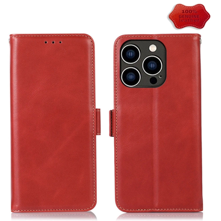 Crazy Horse Top Layer Cowhide Leather Phone Case, Series 2