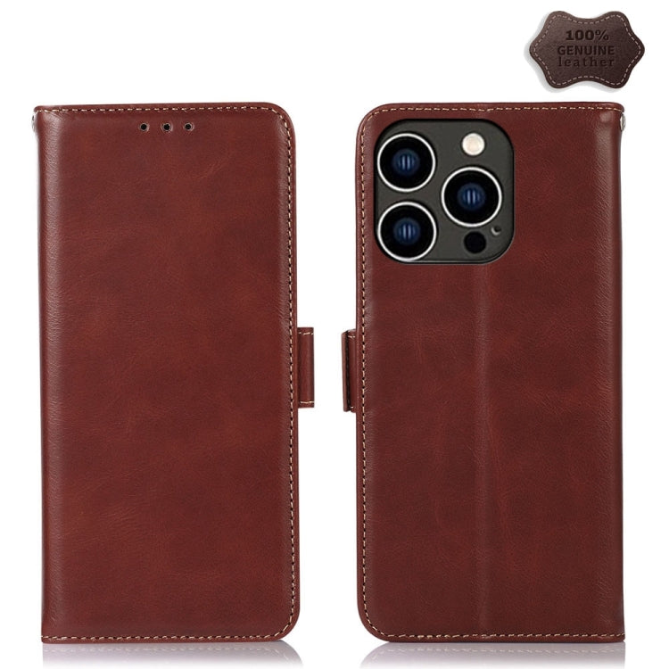 Crazy Horse Top Layer Cowhide Leather Phone Case, Series 2