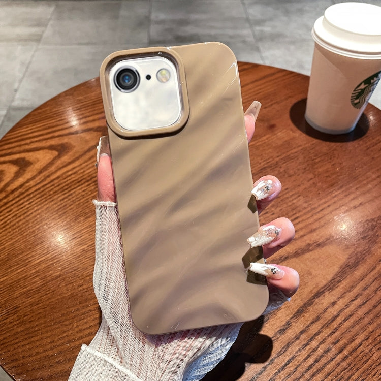 Solid Color Wave Texture TPU Phone Case, Series 6