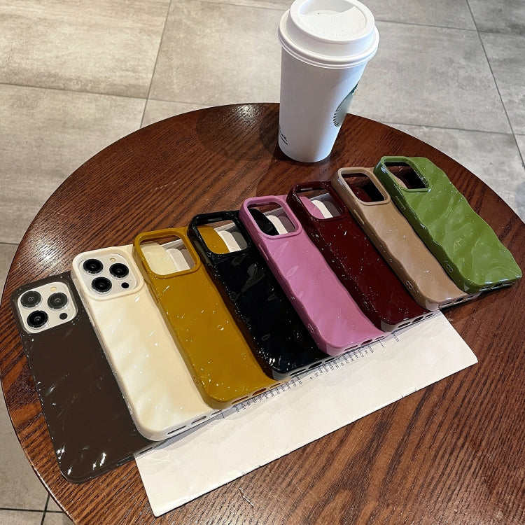 Solid Color Wave Texture TPU Phone Case, Series 1