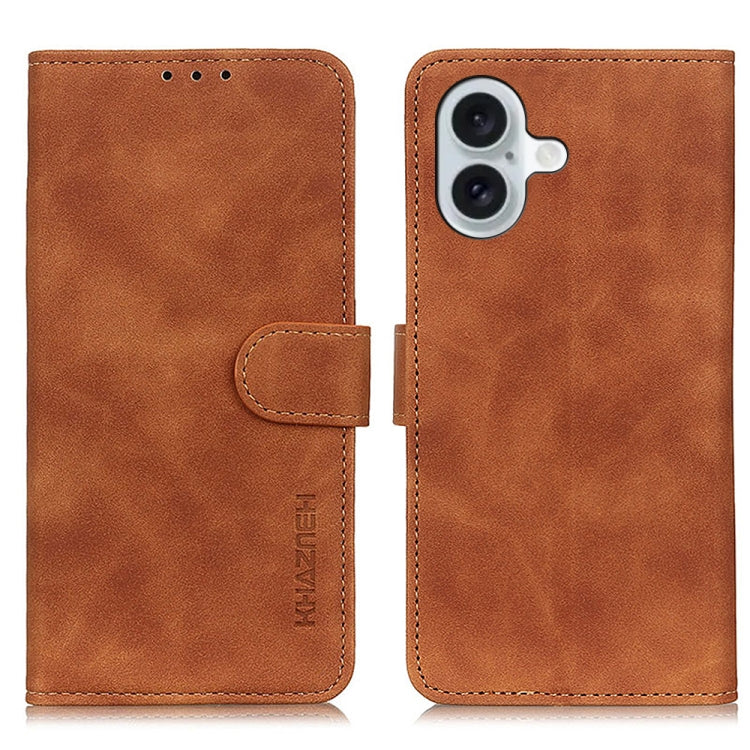 KHAZNEH Retro Texture Leather Phone Case, Series 2