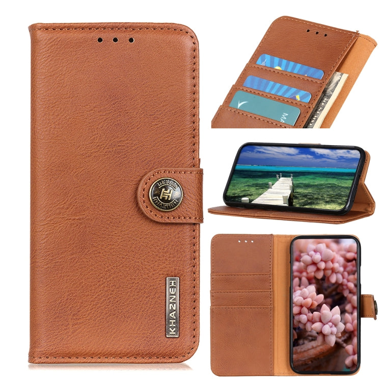 KHAZNEH Cowhide Texture Horizontal Flip Leather Phone Case, Series 2