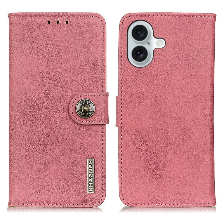 KHAZNEH Cowhide Texture Horizontal Flip Leather Phone Case, Series 2