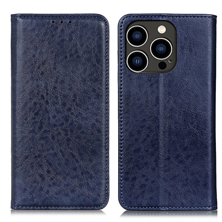 Magnetic Crazy Horse Texture Horizontal Flip Leather Phone Case