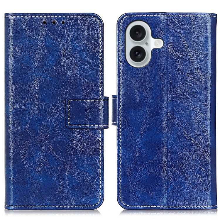 Retro Crazy Horse Texture Horizontal Flip Leather Phone Case, Series 1