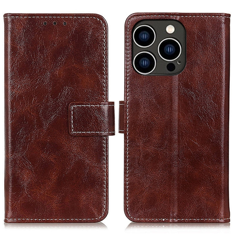 Retro Crazy Horse Texture Horizontal Flip Leather Phone Case, Series 1