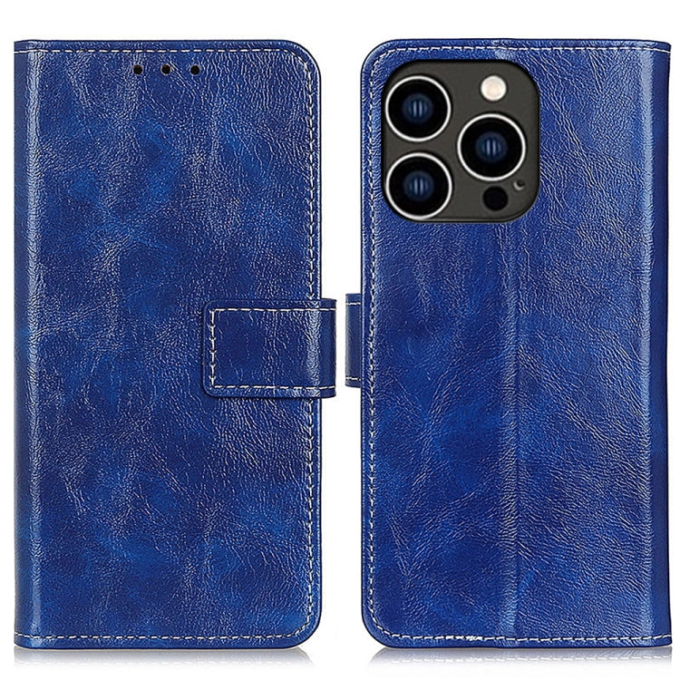 Retro Crazy Horse Texture Horizontal Flip Leather Phone Case, Series 2