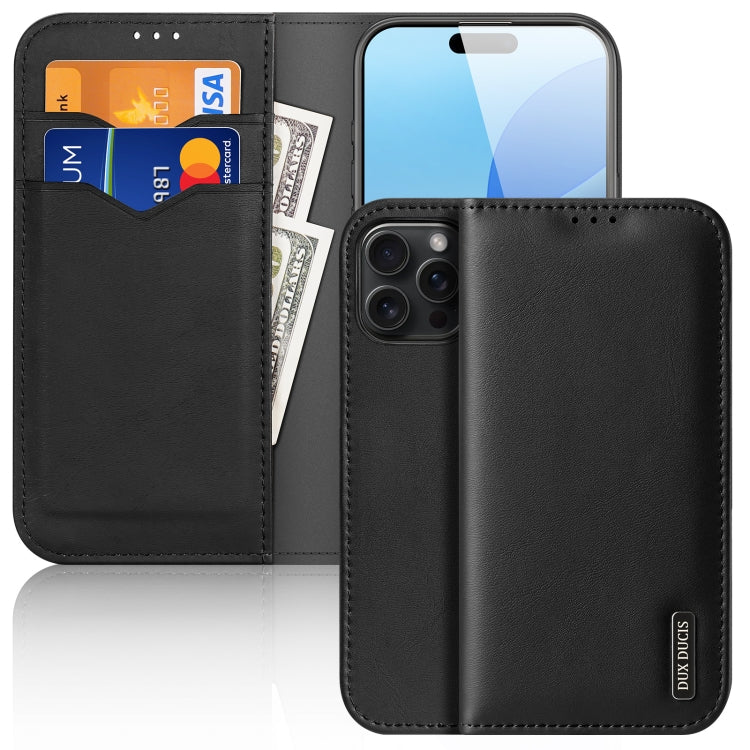 DUX DUCIS Hivo Series Cowhide + PU + TPU Flip Phone Case