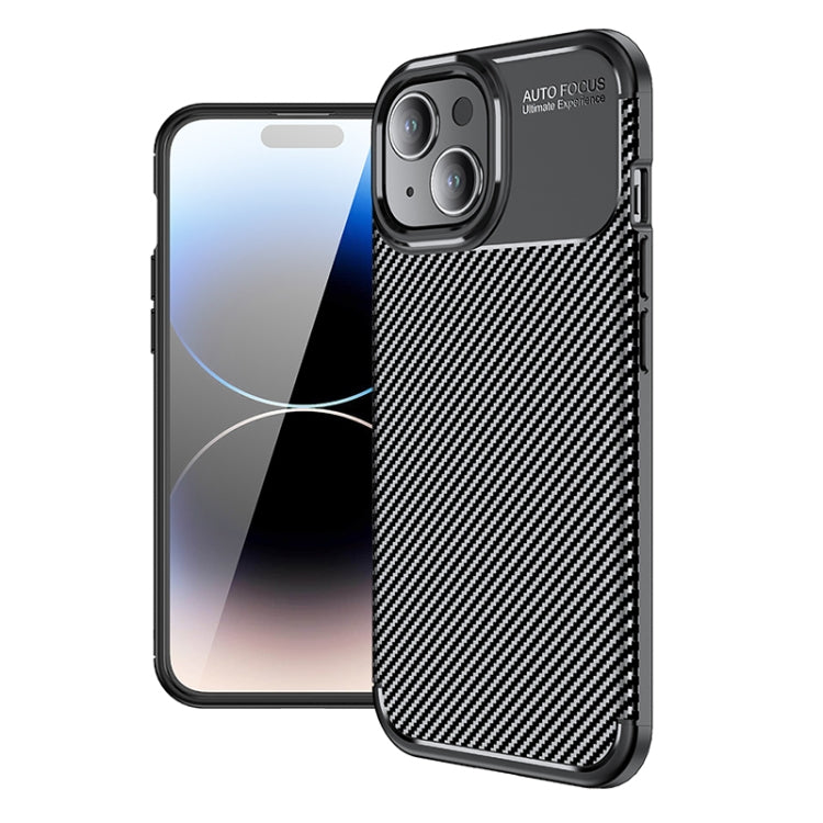 Carbon Fiber Texture Shockproof TPU Phone Case