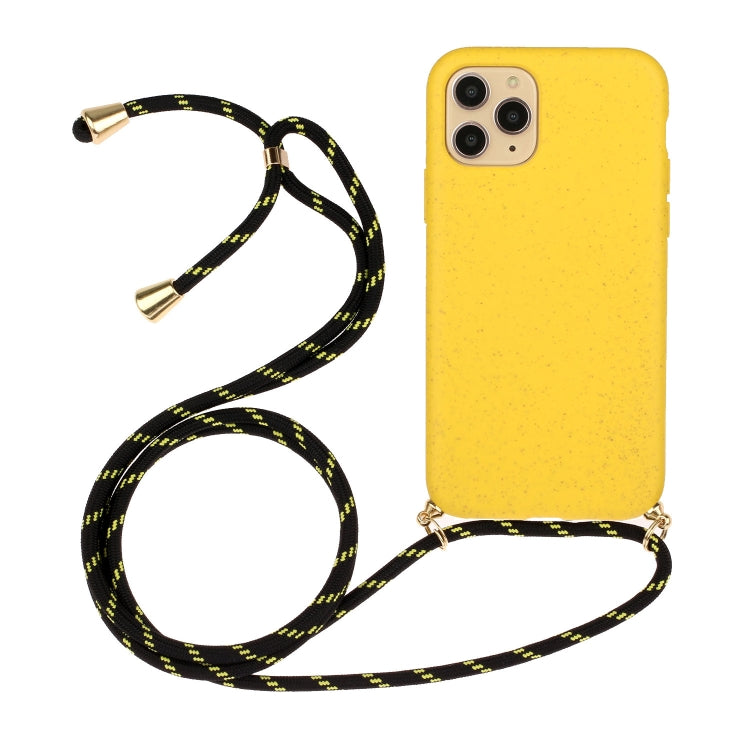 Wheat Straw Material + TPU Phone Case with Lanyard