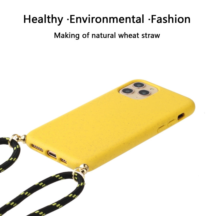 Wheat Straw Material + TPU Phone Case with Lanyard