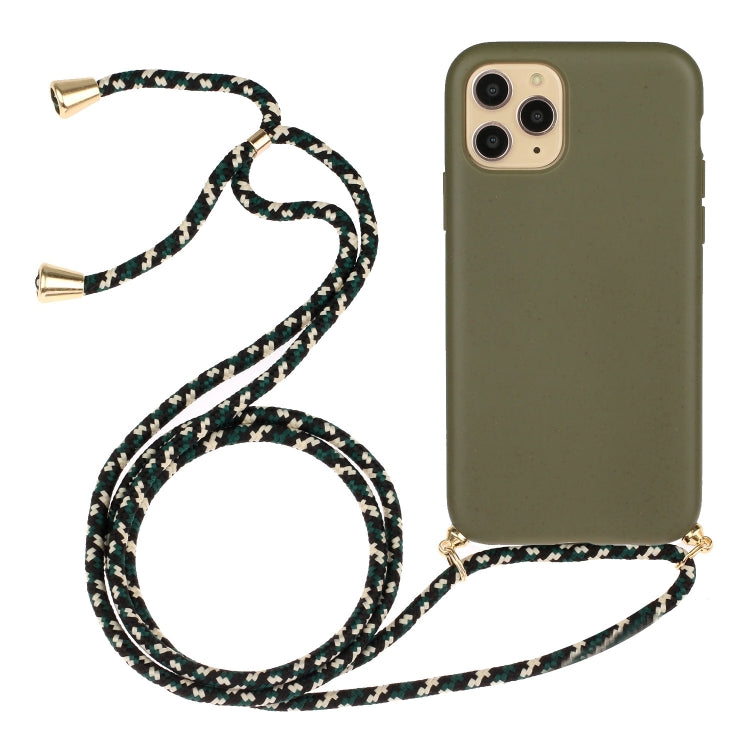 Wheat Straw Material + TPU Phone Case with Lanyard