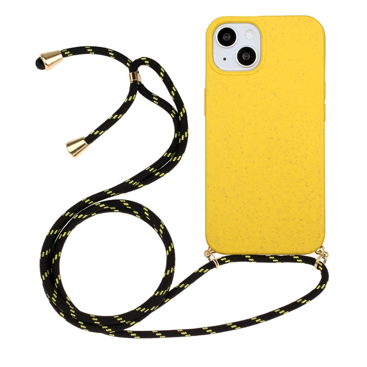 Wheat Straw Material + TPU Phone Case with Lanyard