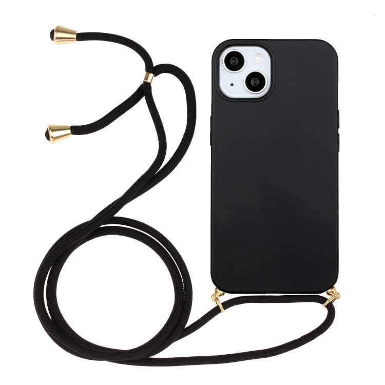 Wheat Straw Material + TPU Phone Case with Lanyard