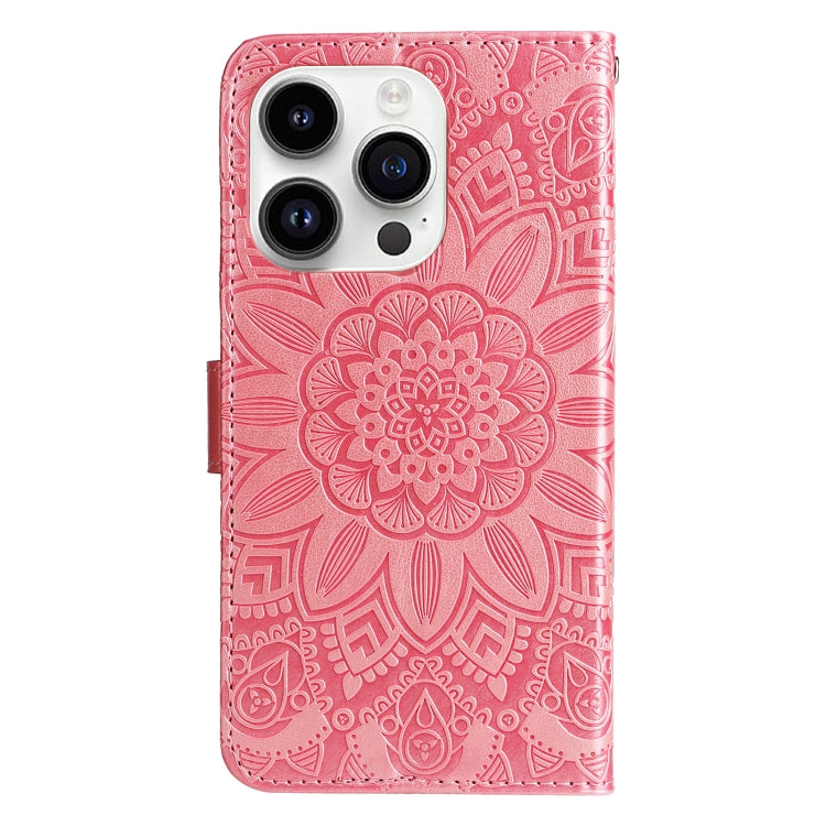 Embossed Sunflower Leather Phone Case, Series 1