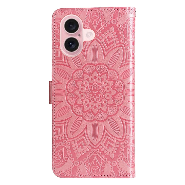 Embossed Sunflower Leather Phone Case, Series 2