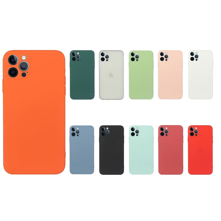 Straight Edge Solid Color TPU Shockproof Phone Case, Series 1