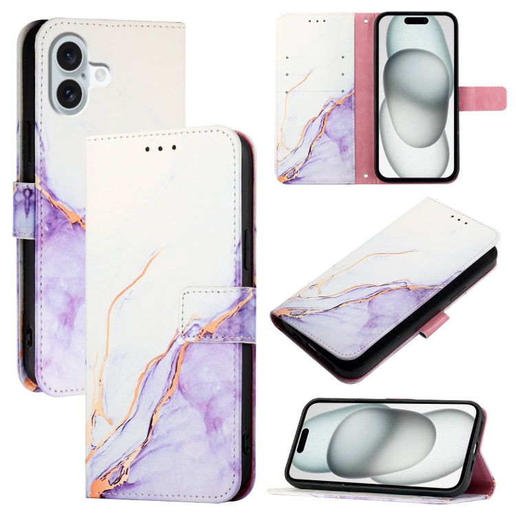 PT003 Marble Pattern Flip Leather Phone Case, Series 1