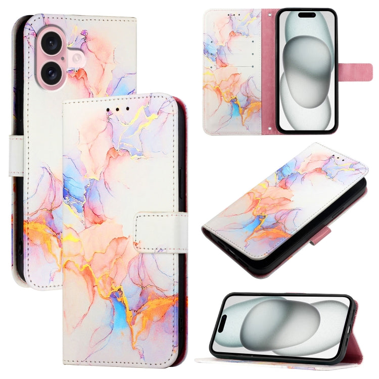 PT003 Marble Pattern Flip Leather Phone Case, Series 2