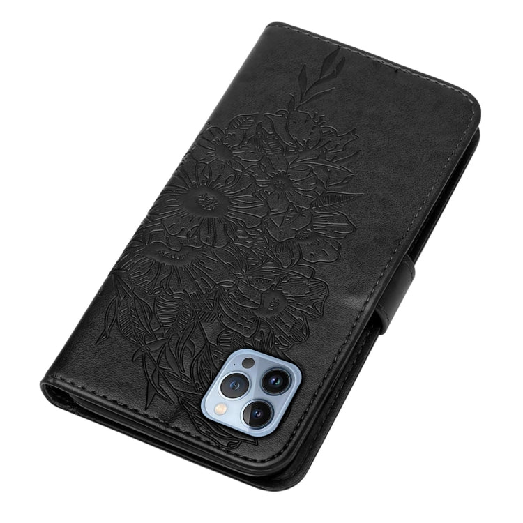 Embossed Butterfly Leather Phone Case, Series 4