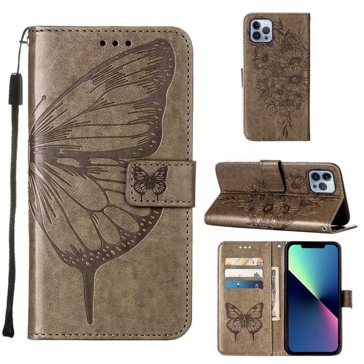 Embossed Butterfly Leather Phone Case, Series 4