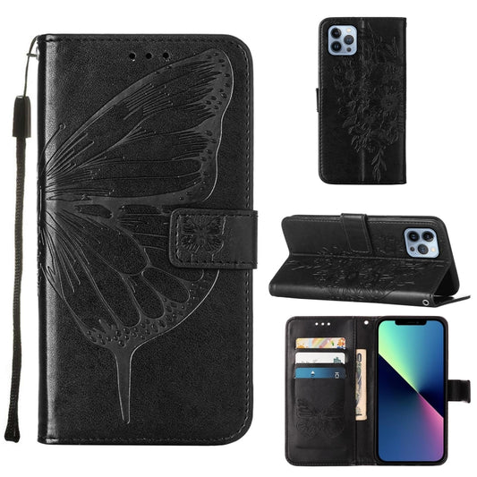 Embossed Butterfly Leather Phone Case, Series 1