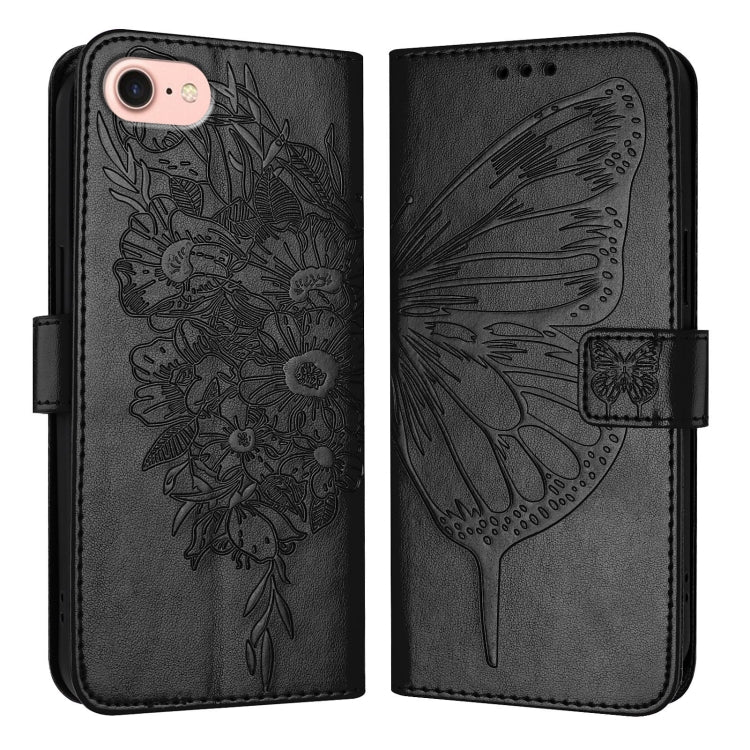 Embossed Butterfly Leather Phone Case, Series 2